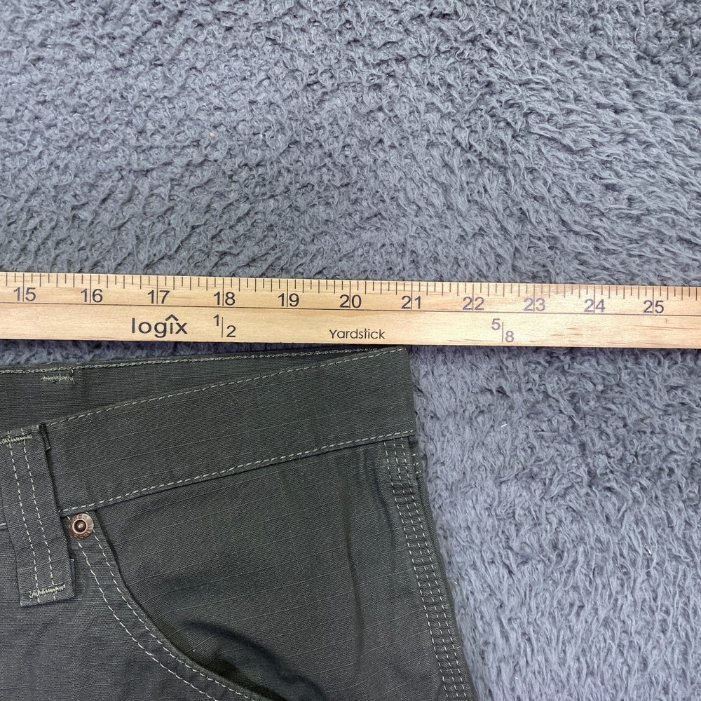 Wrangler RIGGS Carpenter Pants 42x36 Green Ripstop Workwear 103W020LD - Picture 6 of 12